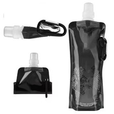 500ml Foldable Water Bottle Outdoor Sports Drinking Bag Running Camping