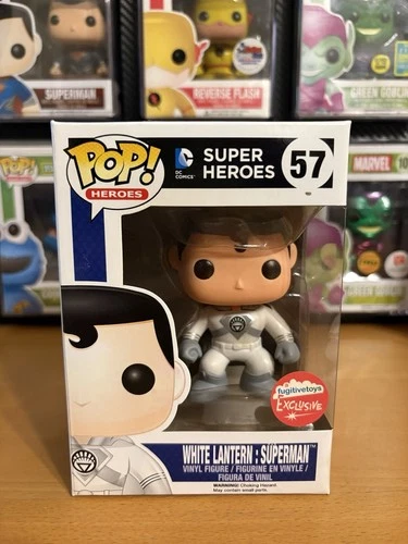 Funko Pop! DC Universe Superman (White Lantern) (Glow) #57 Fugitive Toys Excl