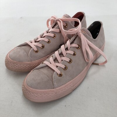 Converse All Star Sneakers Vapor Low Blush Suede Rose Gold