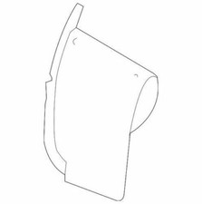 Genuine Ford 2006-2010 Explorer Sport Trac Fender Liner Extension 6l2z-16185-aa