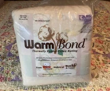 Warm Bond 80/20 cotton polyester quilt batting QUEEN SIZE by The Warm Company