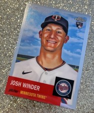 2022 Topps Chrome Platinum Anniversary - #115 Josh Winder (RC)