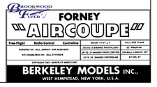 Berkeley & Aeromodeller ERCOUPE PLANS + ARTICLE to Build RC / UC Model Airplane