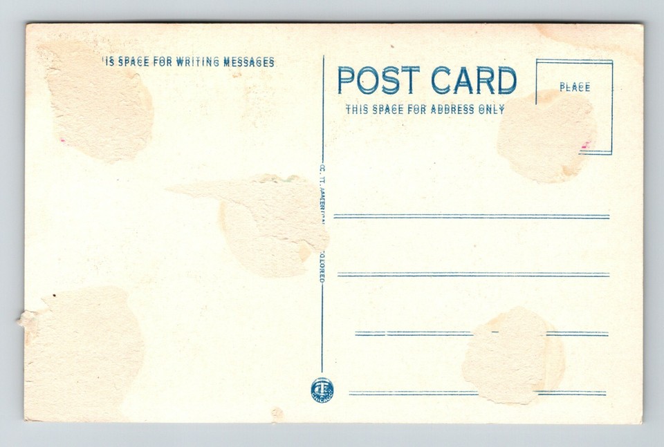 View of Ohio River and Kentucky Hills Lawrenceburg Indiana Postcatd eBay