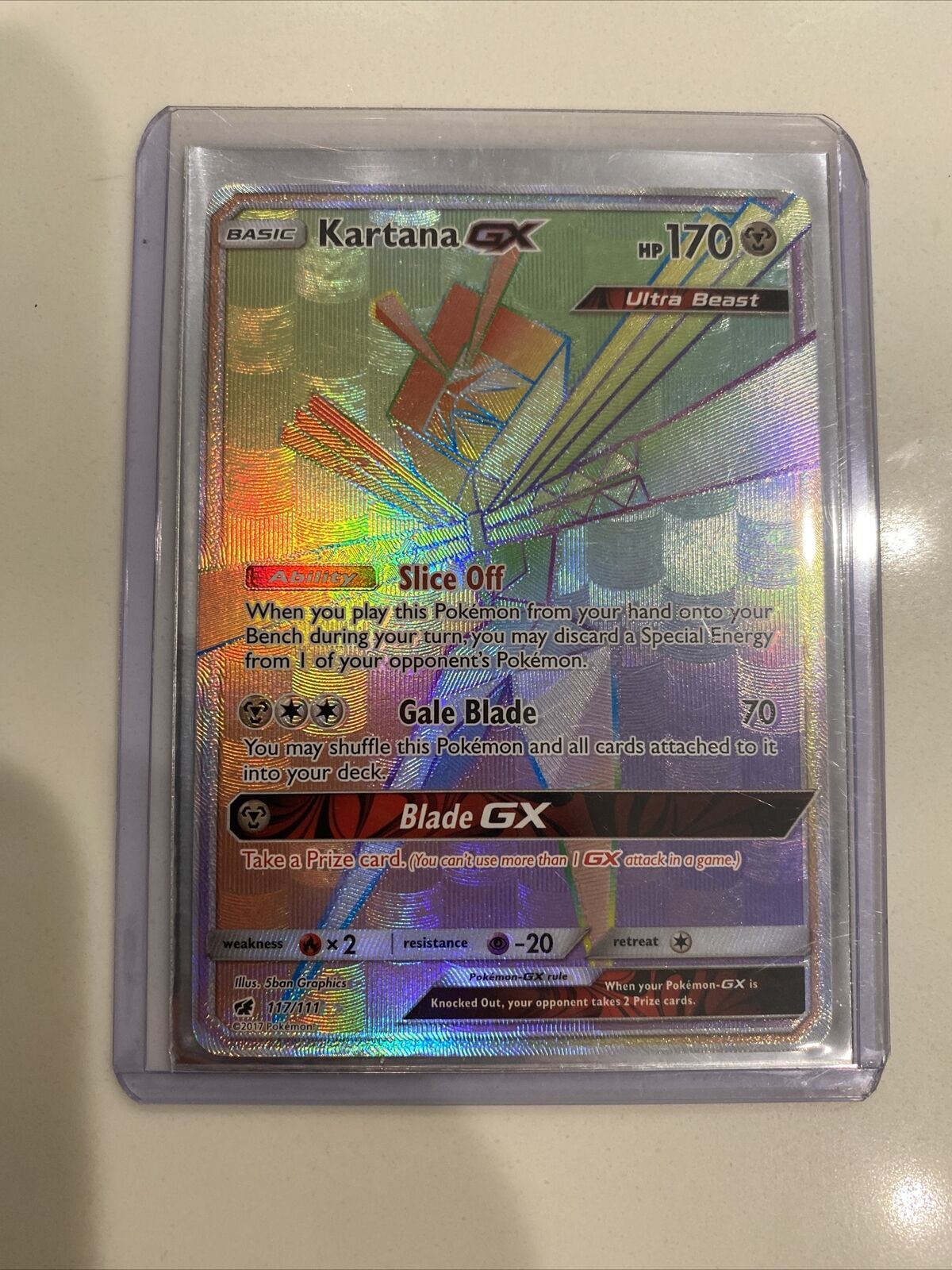 Kartana GX (Secret) - SM - Crimson Invasion - Pokemon