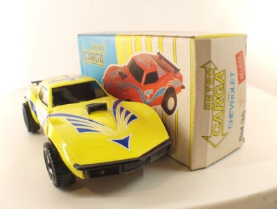 Rico Retro K Carga Spain n° 35 Chevrolet moteur à friction rare 35 cm