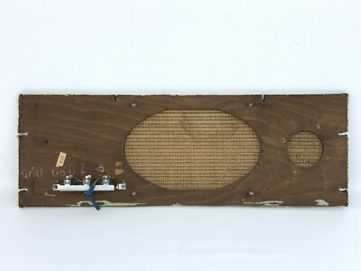 Vintage Grundig Model 2066 PX Tube Radio Front Panel Fabric Grill