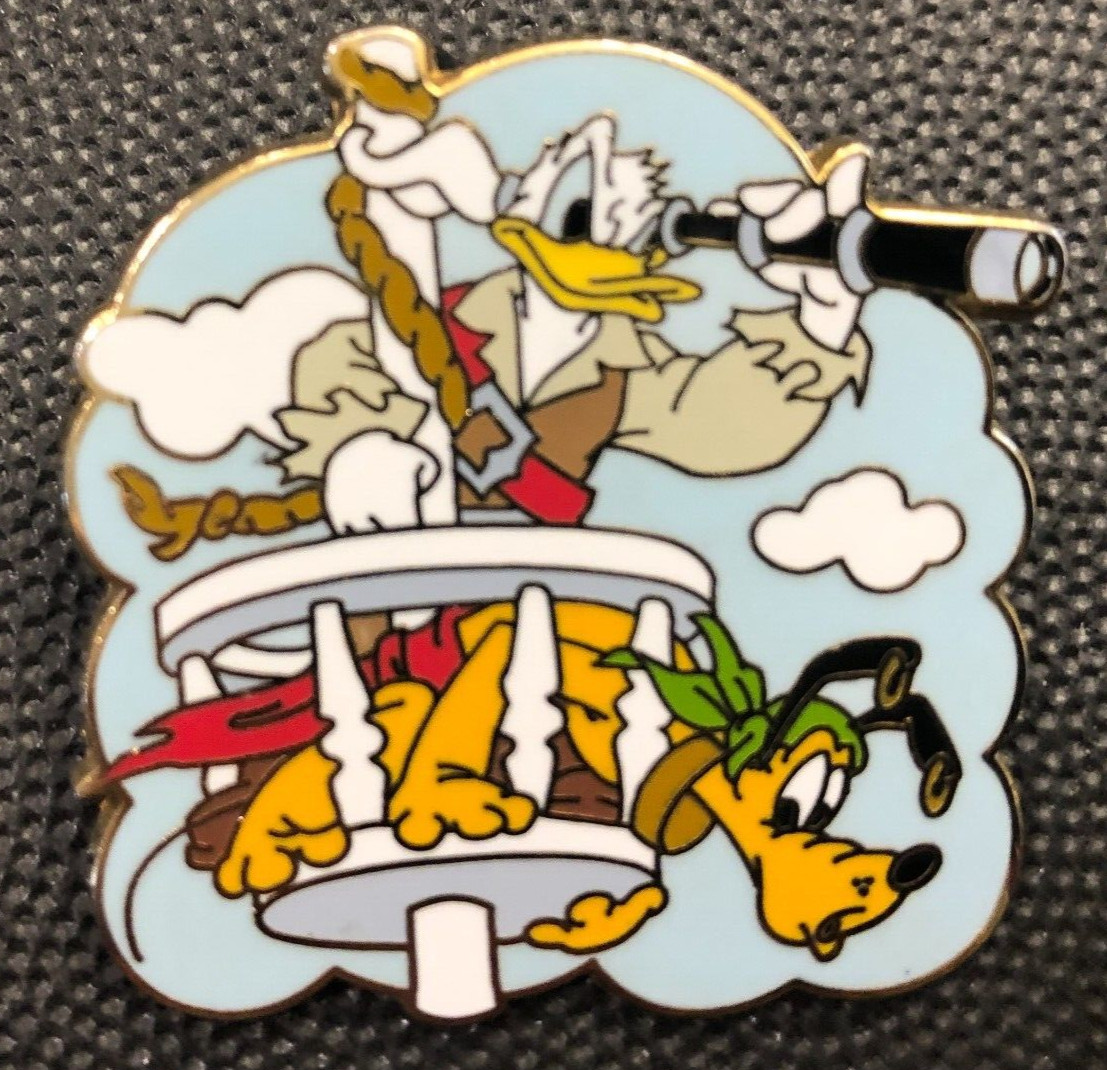 Disney pin 83685 Pirates of the Caribbean Donald Duck Pluto Will Turner crow nes