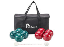 Bocce Ball Set, 90mm Classic Bocce Ball Set with 8 Resin Bocce Balls/1