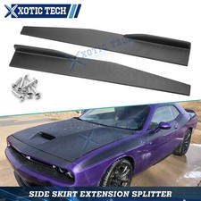 Left Right Lower Door Side Canards Diffuser For Dodge Challenger Charger 2000 Left Right Lower Door Side Canards Diffuser For Dodge Challenger Charger 2000