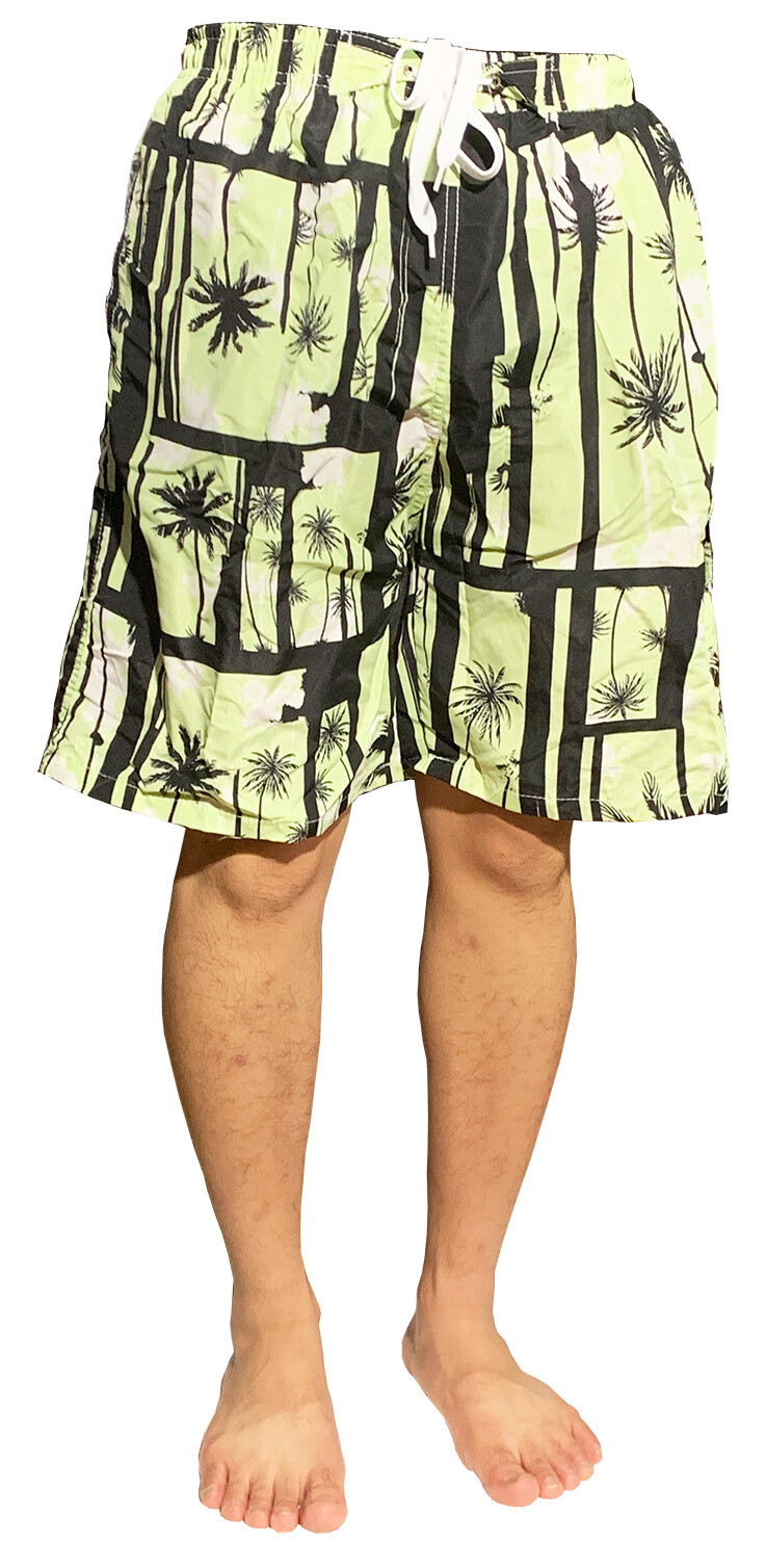 Мужские плавки для серфинга на доске с сетчатой линией Green Base Tree XL 30-34