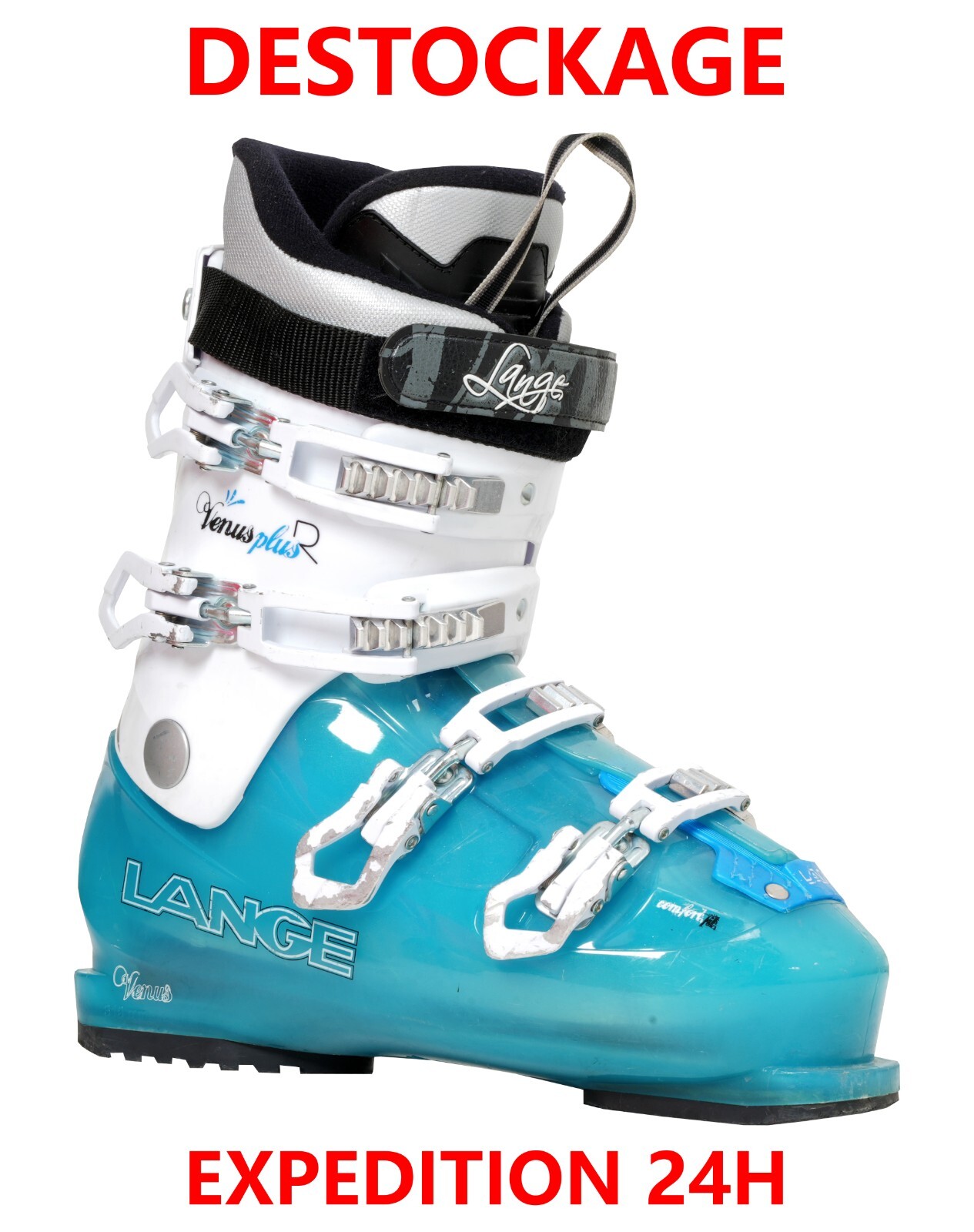 Scarpa Da Sci Adulta LANGE "VENUS PLUS" Taglia: 42 = Mondopoint: 27 foto 4