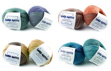 95€/kg 50g Hochwertige Merino-Cotton-Mischung MERINOCOT Stampato 125m / 50g