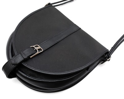 No Tariff* YVES SAINT LAURENT 80s Vintage Canvas and Leather 
