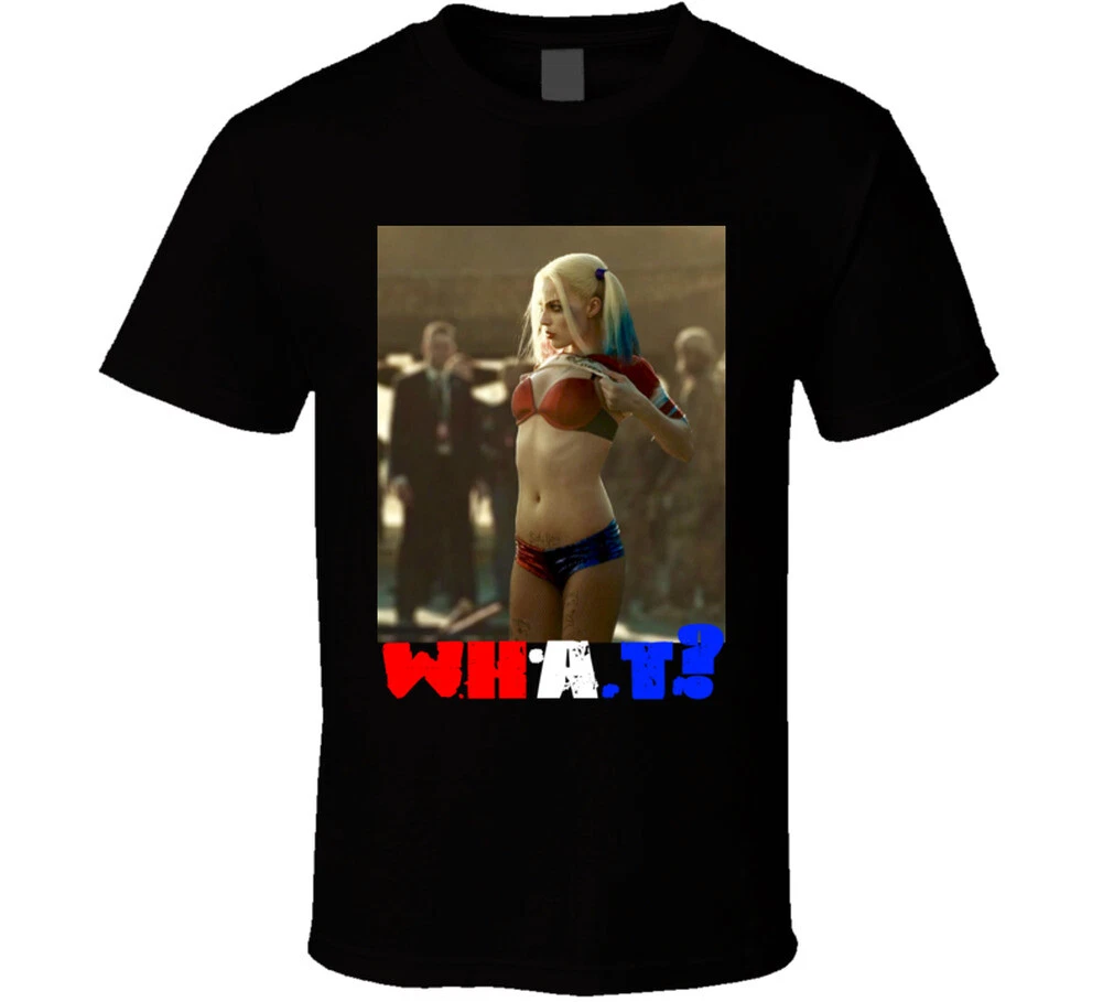 Camiseta Harley Quinn Escuadrón Suicida - Para Cosplay O Disfraz - Unisex Talla Asiática (elegir 2 Tallas Más)
