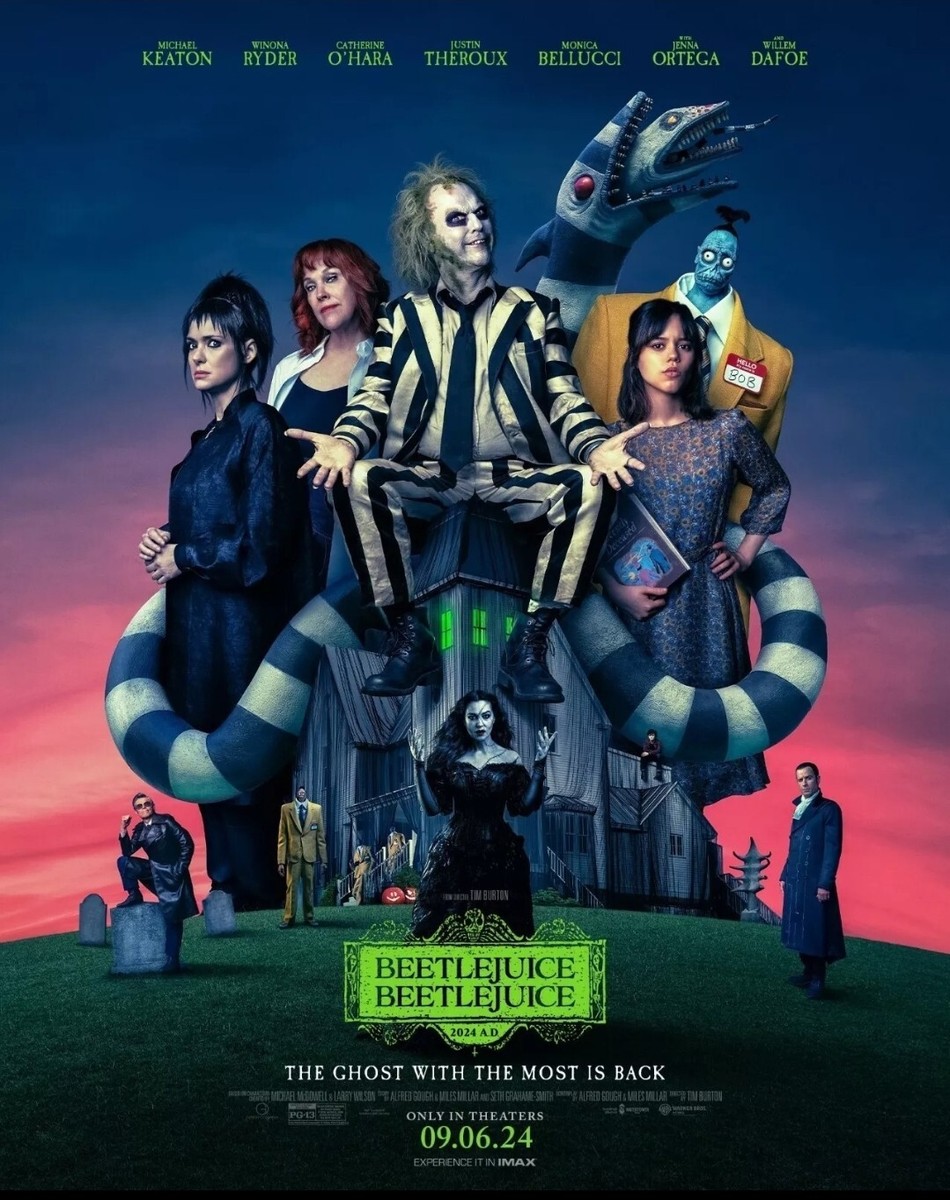 2024 Beetlejuice Beetlejuice Movie Poster 11X17 | eBay