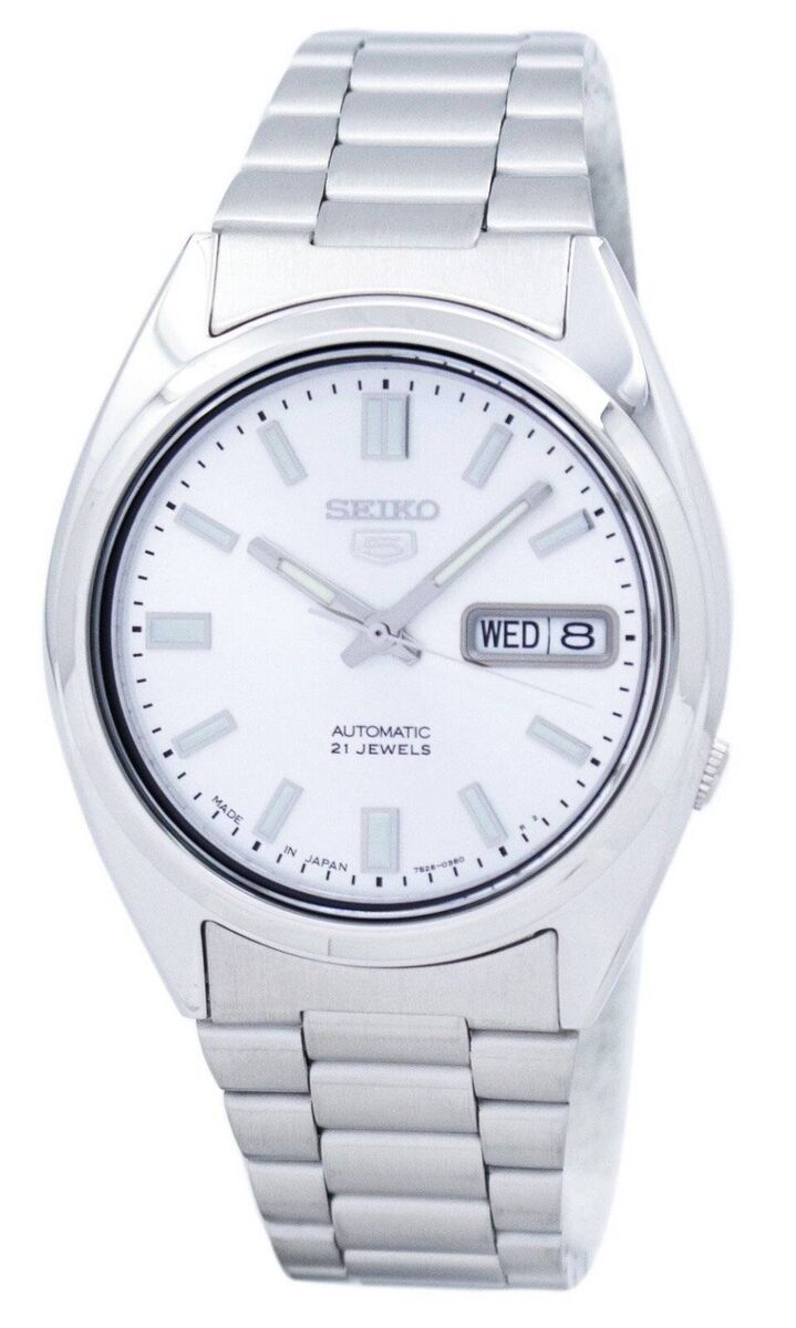 Seiko 5 Automatic Silver Dial Silver Band Steel SNX SNXS73J1 Seiko 5 Automatic Silver Dial Silver Band Steel SNX SNXS73J1