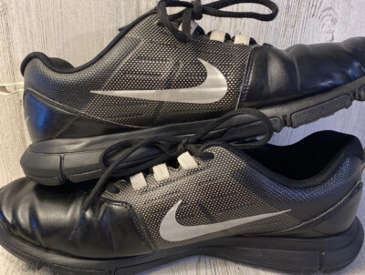 Nike Golf Shoes Mens Size 9 Explorer CTRL Leather Spike-less Black
