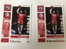 2020-21 NBA Chronicles Basketball John Wall - Base and Bronze - Rockets