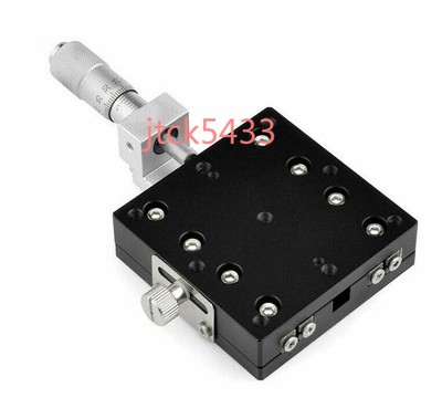 New 60*60mm X-Axis LX60-C Trimming Platform manual Linear Stage Slider Bearing