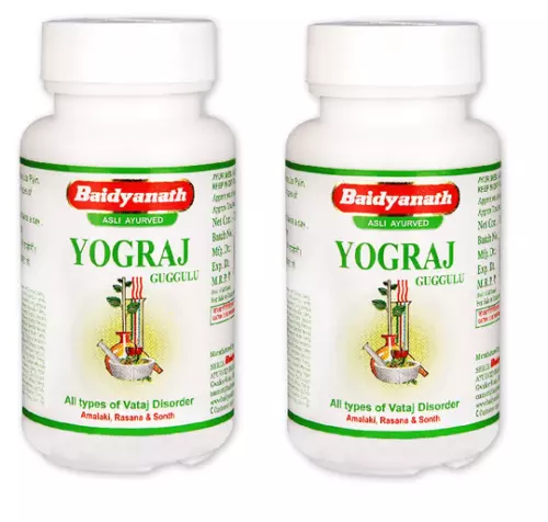 Baidyanath Herbal Guggulu Yograj Yogiraj Guggul 120 Tablets - Picture 4 of 6