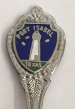 Port Isabel Texas Vintage Souvenir Spoon US Collectible