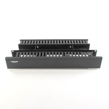 Black Box RMT103A-R3 Horizontal Cable Manager Rackmount Panel Double Sided 2U