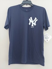 MLB NY New York Yankees Majestic Cool Base Youth Size L T-Shirt NEW