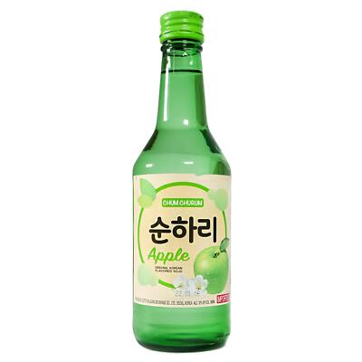 Lotte Chum Churum Apfel Geschmack Soju 360ml 12% alk. Koreanischer Sake SOJU