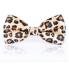 Leopard Print Bowties - Knot Polyester Bow Ties Men Fashion Butterfly Bow Tie
