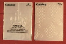 Cuttlebug Provo Craft Embossing Folders DIAMONDS IN THE ROUGH or CHANDELIER