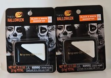 Happy Halloween -black white Halloween makeup kit . 2-Pack, Free Shipping