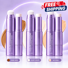Foundation Stick, Changing Foundation Stick, 2-in-1 Waterproof  Long