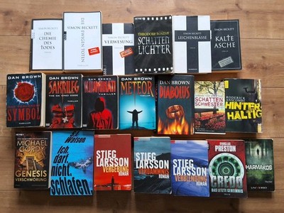 Thriller - großes Buchpaket, Konvolut - 20 Bücher