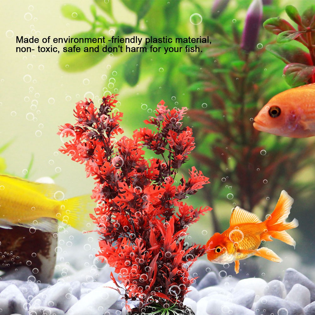 1 Pack Plastic Vivid Artificial Coral Plant Ornament For Aquarium Excellent