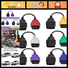 Obd2 Adapter Cable Set 6pcs For Multiecuscan - 6 Color Options For Fiat Alfa R