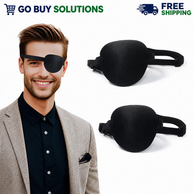 2 Pcs Adjustable Eye Patches Left/Right Lazy Eye Patches for Adults Children