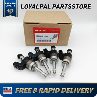#ad #ad 4X Genuine HONDA Fuel Injector Nozzle Set FOR Fit 2015 20 1.5L 16010 5R1 315 $169.42