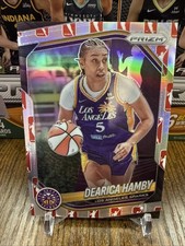 2025 Panini Prizm WNBA #39 Dearica Hamby Logo Refractor SP LA Sparks