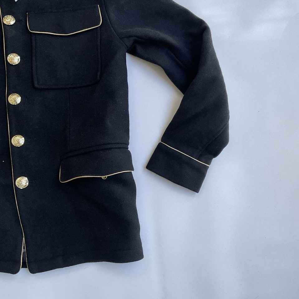 Guess Men’s Military Inspired Black Wool Jacket Size M - Image 3 of 4