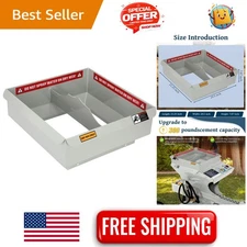 Industrial-Grade Mud Mixer Hopper Extension for Enhanced 300 lb Mixing Capacity