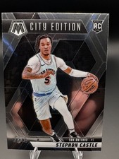 2024-25 Panini Mosaic - City Edition Stephon Castle #290 (RC) Spurs