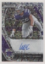 2021 Panini Prizm Draft Picks Circles Wyatt Hubert #DPA-WHU Auto 9ur