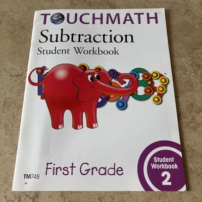 TouchMath Subtraction Student Workbook Two First Grade