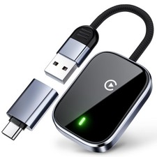 Adaptador Inal mbrico Apple CarPlay para iPhone 15 16 17 Pro Max USB Tipo C