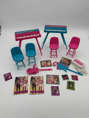 Vintage Barbie Lot Of The Rockers Rock Band Accessories Mattel