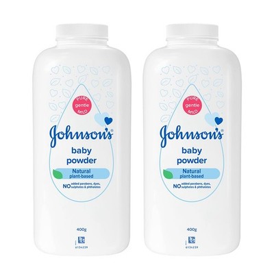 Johnson's & Baby Powder 400g (Pack of 2) 7.05 Ounce 