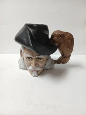 Antique Vintage 1973 Byron Molds Pirate W Buffalo Open Hat