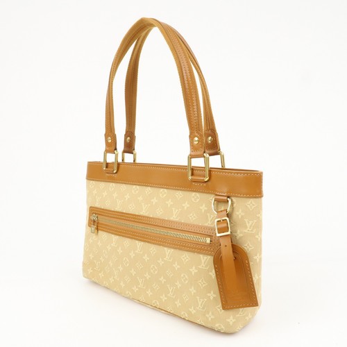 echt Louis Vuitton Monogramm Mini Lucille PM Handtasche beige M92684 gebraucht kostenloser Versand - Bild 3 von 24