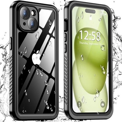 Oterkin iPhone 15 wasserdichte Hülle IP68 Unterwasser 12 Fuß Militärqualität stoßfest